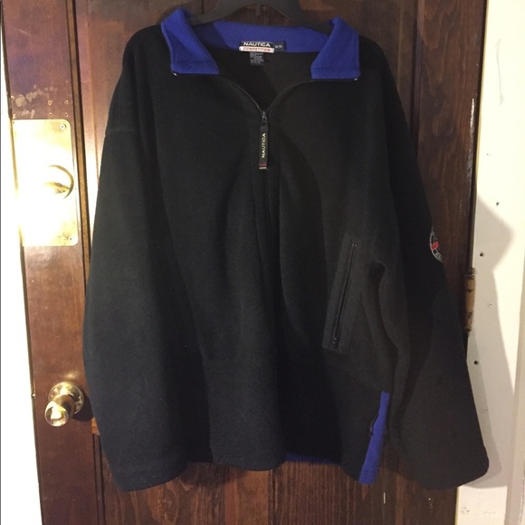 ❤️VINTAGE❤️ unisex nautica competition snowflake fleece - Picture 2 of 3